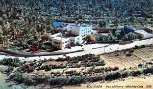 Bou-Saada - Hotel du Caid - Vue aerienne - 1958